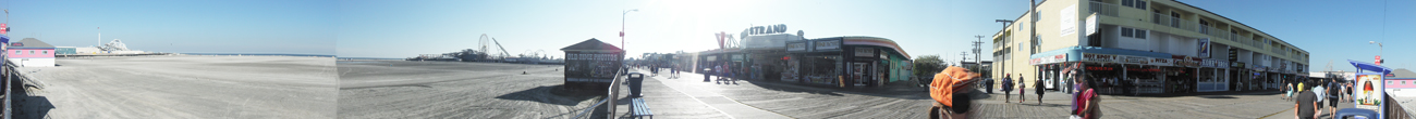 A 360 degree Panorama of Wildwoods Beach